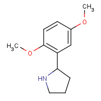 91564-44-2 2-(2,5-Dimethoxy-phenyl)-pyrrolidine chemical structure