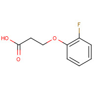 2967-72-8 3-(2-Fluoro-phenoxy)-propionic acid chemical structure