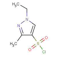 1005627-55- 1-Ethyl-3-methyl-1H-pyrazole-4-sulfonyl chloride chemical structure