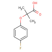 587-11-1 2-(4-Fluoro-phenoxy)-2-methyl-propionic acid chemical structure