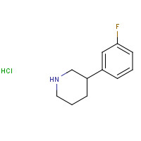 100240-20-8 3-(3-Fluorophenyl)piperidine hydrochloride chemical structure