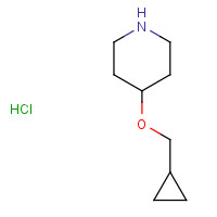 1050509-48-2 4-(Cyclopropylmethoxy)piperidine hydrochloride chemical structure