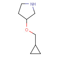 932702-41-5 3-(Cyclopropylmethoxy)pyrrolidine chemical structure