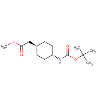 215789-45-0 4-N-BOC-cyclohexyacetic acid methyl ester chemical structure