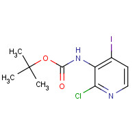 855784-39-3 (2-Chloro-4-iodo-pyridin-3-yl)-carbamic acid tert-butyl ester chemical structure