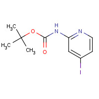 405939-28-8 (4-Iodo-pyridin-2-yl)-carbamic acid tert-butyl ester chemical structure
