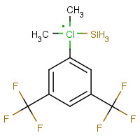 732306-23-9 3,5-Bis(trifluoromethyl)phenyldimethylchlorosilane chemical structure