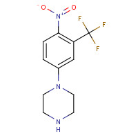 153204-82-1 1-[4-Nitro-3-(trifluoromethyl)phenyl]piperazine chemical structure