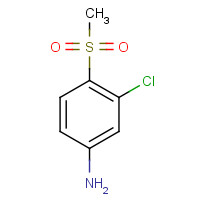 23153-12-0 3-Chloro-4-methylsulfonylaniline chemical structure