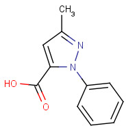 1136-76-1 3-Methyl-1-phenylpyrazole-5-carboxylic acid chemical structure