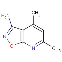 916792-12-6 4,6-Dimethylisoxazolo[5,4-b]pyridin-3-ylamine chemical structure