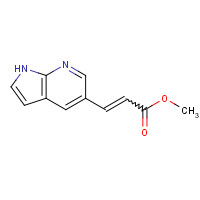 945029-05-0 3-(1H-Pyrrolo[2,3-b]pyridin-5-yl)-acrylic acid methyl ester chemical structure