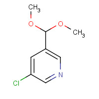 879326-81-5 3-Chloro-5-dimethoxymethyl-pyridine chemical structure