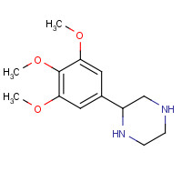 65709-47-9 2-(3,4,5-Trimethoxy-phenyl)-piperazine chemical structure
