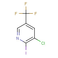 134161-12-9 3-Chloro-2-iodo-5-trifluoromethylpyridine chemical structure