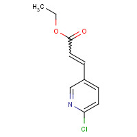 159153-39-6 3-(6-Chloro-pyridin-3-yl)-acrylic acid ethyl ester chemical structure