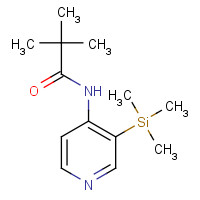 86847-70-3 2,2-Dimethyl-N-(3-trimethylsilanyl-pyridin-4-yl)-propionamide chemical structure