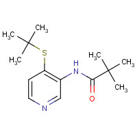 766557-58-8 N-(4-tert-Butylsulfanyl-pyridin-3-yl)-2,2-dimethyl-propionamide chemical structure