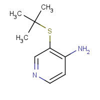 782479-87-2 3-tert-Butylsulfanyl-pyridin-4-ylamine chemical structure