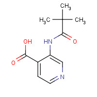86847-91-8 3-(2,2-Dimethyl-propionylamino)-isonicotinic acid chemical structure