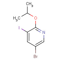 848243-21-0 5-Bromo-3-iodo-2-isopropoxy-pyridine chemical structure