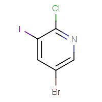 928653-73-0 5-Bromo-2-chloro-3-iodo-pyridine chemical structure