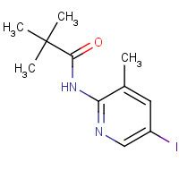 677327-29-6 N-(5-Iodo-3-methyl-pyridin-2-yl)-2,2-dimethyl-propionamide chemical structure