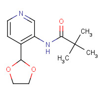 869735-24-0 N-(4-[1,3]Dioxolan-2-yl-pyridin-3-yl)-2,2-dimethyl-propionamide chemical structure