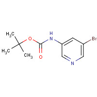 361550-43-8 (5-Bromo-pyridin-3-yl)-carbamic acid tert-butyl ester chemical structure
