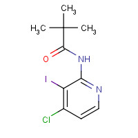 898561-61-0 N-(4-Chloro-3-iodo-pyridin-2-yl)-2,2-dimethyl-propionamide chemical structure