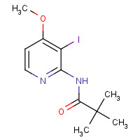 898561-62-1 N-(3-Iodo-4-methoxy-pyridin-2-yl)-2,2-dimethyl-propionamide chemical structure