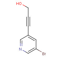 873302-37-5 3-(5-Bromo-pyridin-3-yl)-prop-2-yn-1-ol chemical structure