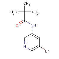 873302-39-7 N-(5-Bromo-pyridin-3-yl)-2,2-dimethyl-propionamide chemical structure