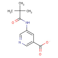 879326-77-9 5-(2,2-Dimethyl-propionylamino)-nicotinic acid chemical structure