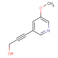 898561-63-2 3-(5-Methoxy-pyridin-3-yl)-prop-2-yn-1-ol chemical structure