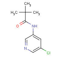 879326-78-0 N-(5-Chloro-pyridin-3-yl)-2,2-dimethyl-propionamide chemical structure