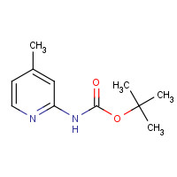 90101-20-5 (4-Methyl-pyridin-2-yl)-carbamic acid tert-butyl ester chemical structure