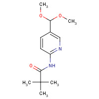 898561-69-8 N-(5-Dimethoxymethyl-pyridin-2-yl)-2,2-dimethyl-propionamide chemical structure