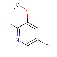 944805-60-1 5-Bromo-2-iodo-3-methoxypyridine chemical structure