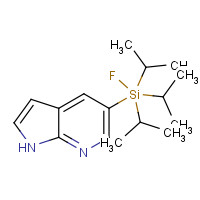868387-37-5 5-Fluoro-1-triisopropylsilanyl-1H-pyrrolo-[2,3-b]pyridine chemical structure
