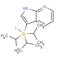 913983-25-2 3-Iodo-1-triisopropylsilanyl-1H-pyrrolo-[2,3-b]pyridine chemical structure