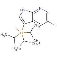 928653-76-3 5-Fluoro-3-iodo-1-triisopropylsilanyl-1H-pyrrolo[2,3-b]pyridine chemical structure