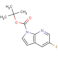 928653-77-4 5-Fluoro-pyrrolo[2,3-b]pyridine-1-carboxylic acid tert-butyl ester chemical structure