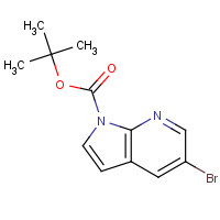 928653-80-9 5-Bromo-pyrrolo[2,3-b]pyridine-1-carboxylic acid tert-butyl ester chemical structure