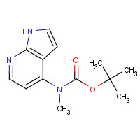956485-62-4 tert-Butyl (1H-pyrrolo[2,3-b]pyridin-4-yl)-methylcarbamate chemical structure