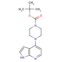 577768-59-3 tert-Butyl 4-(1H-pyrrolo[2,3-b]pyridin-4-yl)-piperazine-1-carboxylate chemical structure