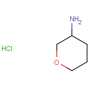 675112-58-0 Tetrahydro-pyran-3-ylamine hydrochloride chemical structure