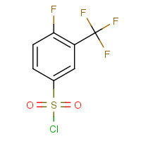 1682-10-6 4-Fluoro-3-(trifluoromethyl)-benzenesulfonyl chloride chemical structure