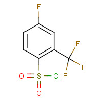 176225-09-5 4-Fluoro-2-(trifluoromethyl)-benzenesulfonyl chloride chemical structure