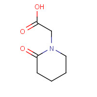 72253-28-2 (2-Oxopiperidin-1-yl)acetic acid chemical structure